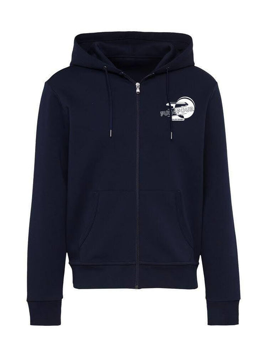 拉链连帽衫和裤子